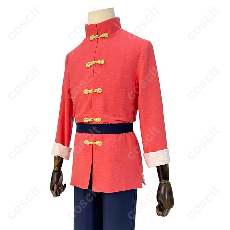 らんま1/2 早乙女乱馬 カンフー服コスプレ 高再現で快適な着用感、イベント撮影に最適 - 3枚目の画像