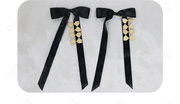 小豆沢こはね コスプレ衣装の髪飾りディテール。可愛らしさを引き立てるアクセントパーツ。