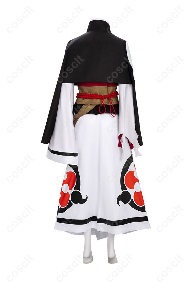 ギルティギア 梅喧（ばいけん）コスプレ衣装 背面画像 バトル衣装の後ろ姿