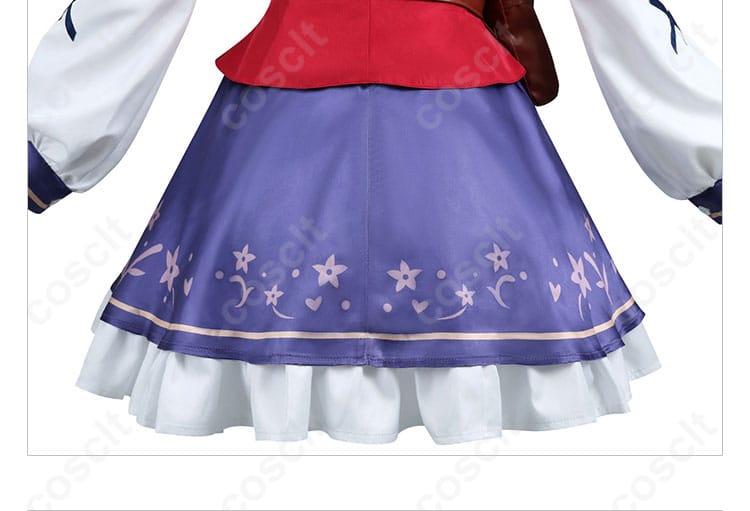 スカート背面フリル＆ライン／マチカネタンホイザ 勝負服 ディテール