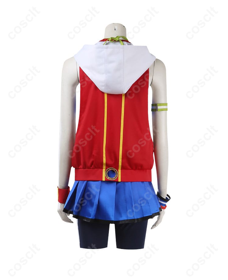 ウマ娘 コスプレ 勝負服 背面ショット デザイン細部まで忠実再現
