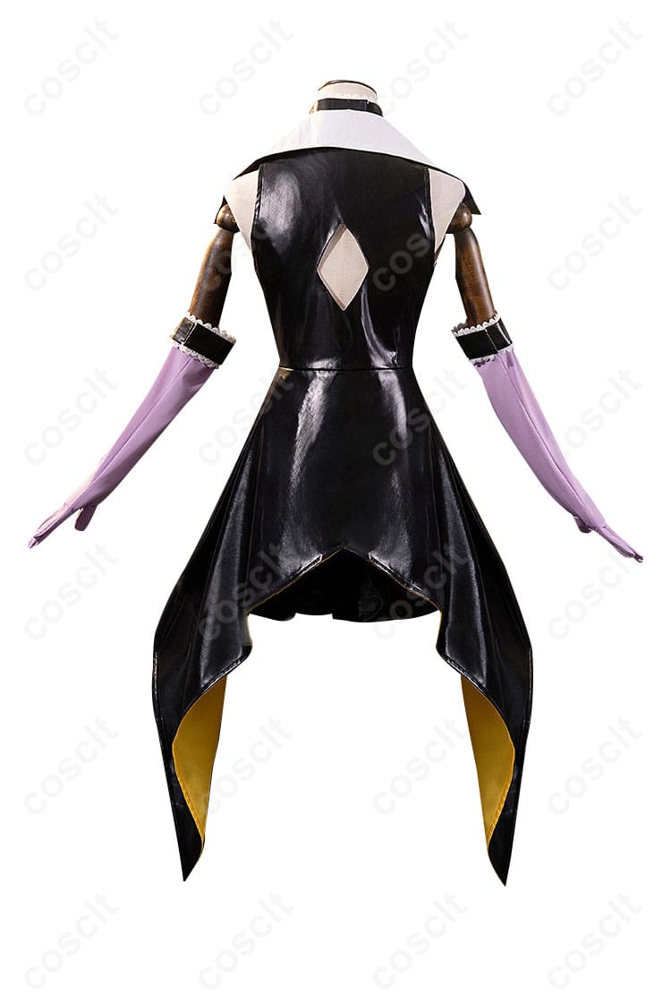 しゅごキャラ! ブラックダイヤモンド ほしな歌唄 コスプレ衣装 背面画像｜バックデザインも高再現度