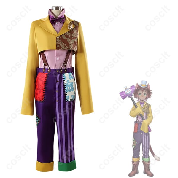 ディズニー ツイステッドワンダーランド（ツイステ） ギデル コスプレ衣装 ステージ・イン・プレイフルランドver. 高品質・サイズオーダー可