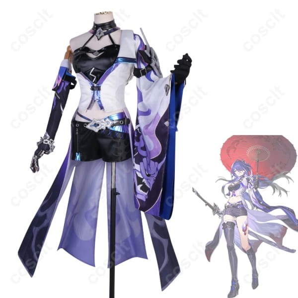 崩壊シリーズ（崩スタ） 崩壊：スターレイル（スターレイル） 黄泉（アケロン） コスプレ衣装 忠実再現・高品質素材使用 セット内容完全版