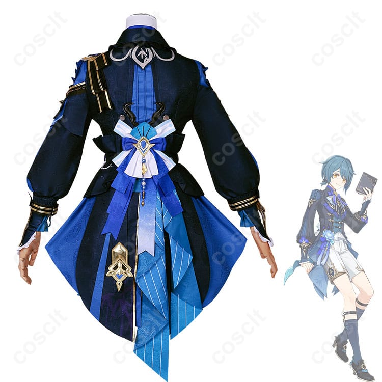 原神 行秋 コスプレ衣装 竹身雨化Ver. ― 忠実再現・高品質素材・送料無料【コスプレ通販】 - 2枚目の画像