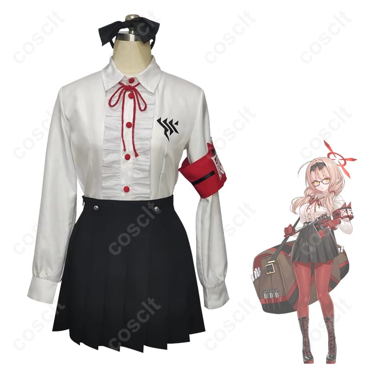 ブルーアーカイブ（ブルアカ） 火宮チナツ コスプレ衣装 ゲヘナ学園制服（定番コスプレ衣装）オーダーメイド対応 - 1枚目の画像