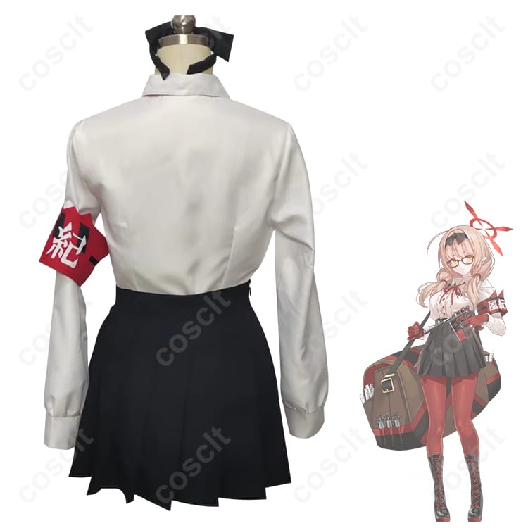 ブルーアーカイブ（ブルアカ） 火宮チナツ コスプレ衣装 ゲヘナ学園制服（定番コスプレ衣装）オーダーメイド対応 - 3枚目の画像