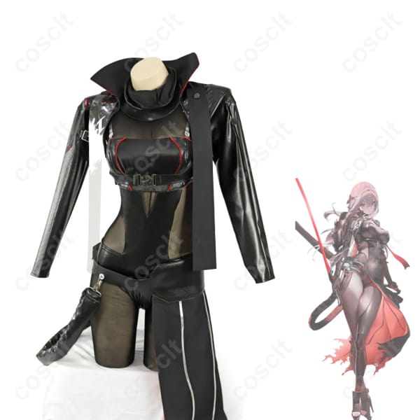 勝利の女神:NIKKE（ニケ） 紅蓮（グレン） コスプレ衣装 ブラックシャドウ コスプレ通販 高い再現度、快適な着心地