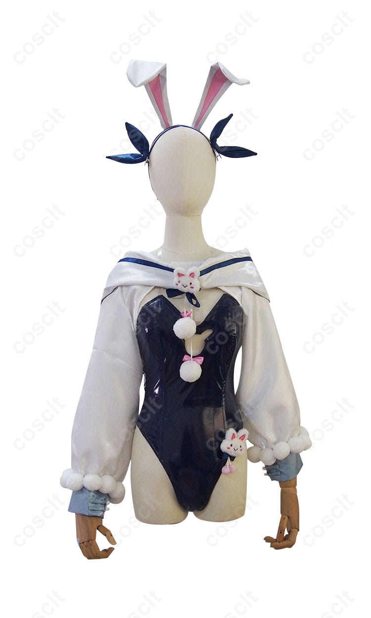 アズールレーン ラフィーII コスプレ衣装 うとうとビジーデーの正面画像。高再現度のデザイン、キャラクターの特徴を忠実に再現しています。コスプレイベントや撮影に最適！