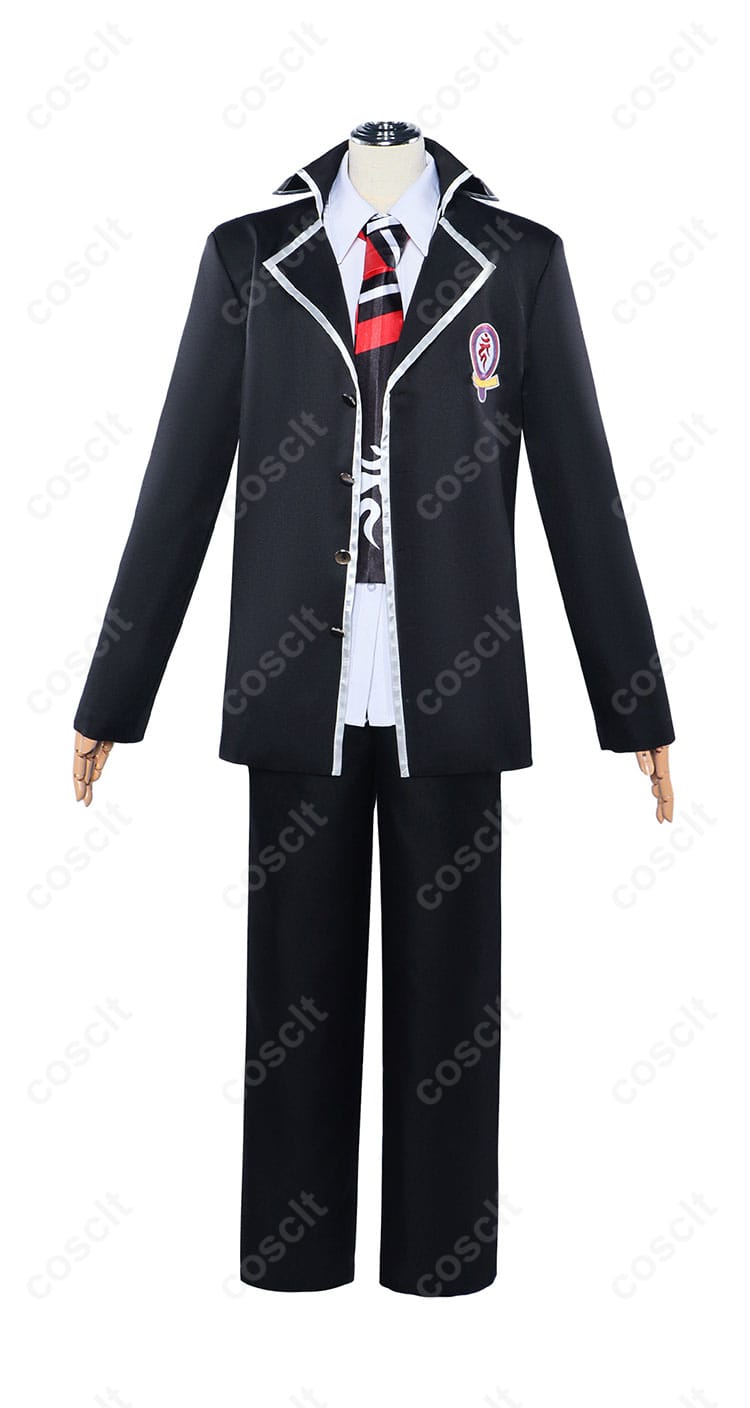 青の祓魔師 奥村燐 コスプレ衣装 正面画像 - 祓魔師制服の高再現度をチェック！イベントや撮影にぴったり。