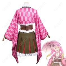 鬼滅の刃（鬼滅） 甘露寺蜜璃 コスプレ衣装 アニメ伍周年記念祭衣装（定制対応） - 3枚目の画像（サムネイル）