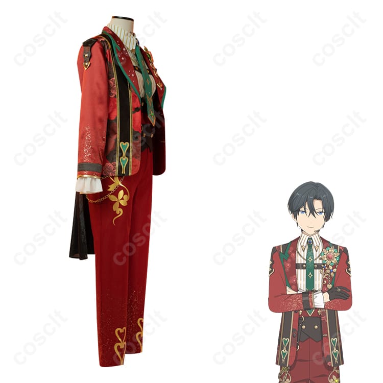 あんさんぶるスターズ！！（あんスタ） 氷鷹北斗・明星スバル・遊木真・衣更真緒 コスプレ衣装 『Trickstar』 贈り物★子供たちのためのXday！ Xday衣装（カスタム対応） - 2枚目の画像