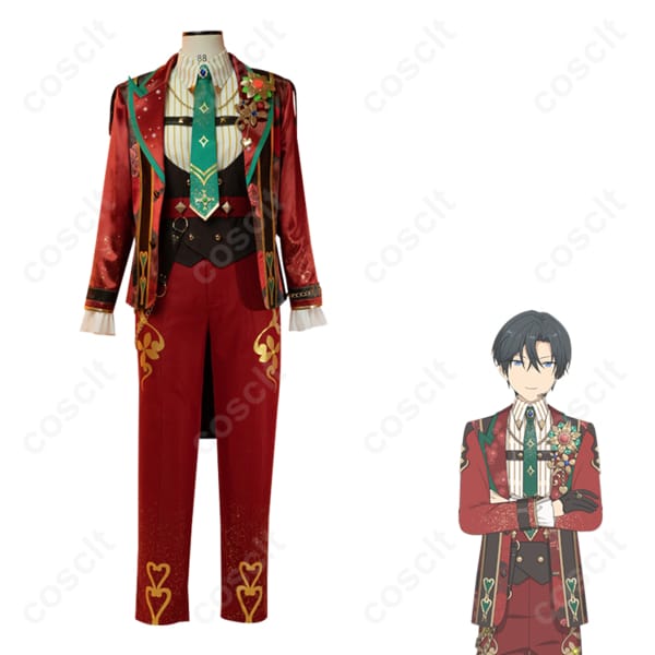 あんさんぶるスターズ！！（あんスタ） 氷鷹北斗・明星スバル・遊木真・衣更真緒 コスプレ衣装 『Trickstar』 贈り物★子供たちのためのXday！ Xday衣装（カスタム対応）