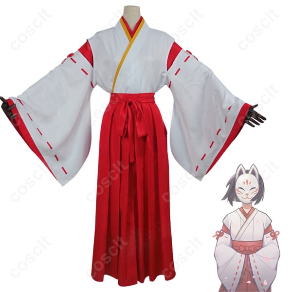 原神（Genshin Impact） 花散里（かさんざと） コスプレ衣装 巫女服（八重神子の従者衣装） 高品質再現 コスプレ通販