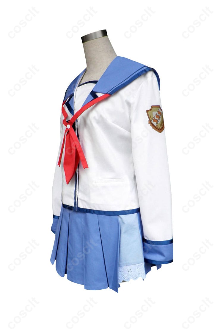 Angel Beats! 仲村ゆり コスプレ衣装 側面図 制服の細かい刺繍やデザインが確認できる側面からのショット。コスプレ通販で購入可能。