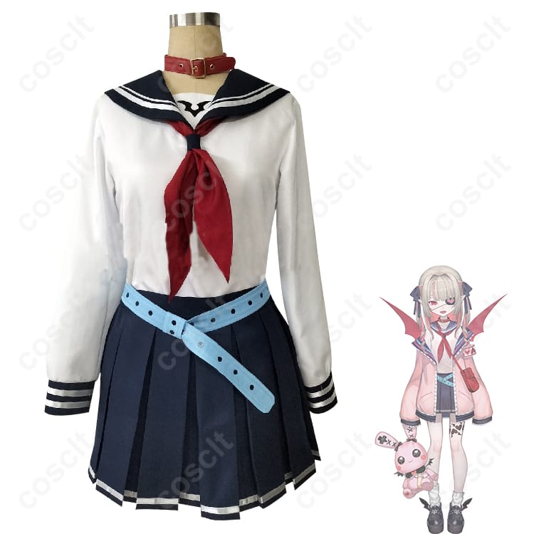 にじさんじ 魔界ノりりむ コスプレ衣装 セーラー服（オーダーメイド可） 高再現度のディテール - 4枚目の画像