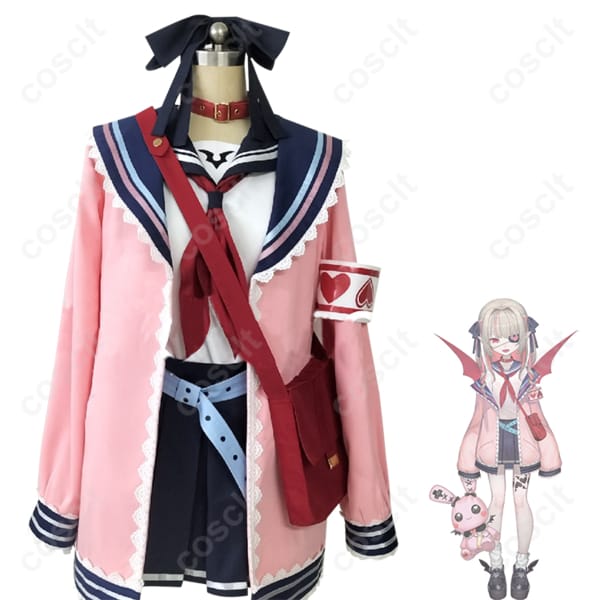 にじさんじ 魔界ノりりむ コスプレ衣装 セーラー服（オーダーメイド可） 高再現度のディテール