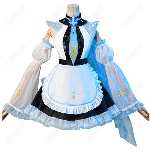 原神（Genshin Impact） エウルア・ローレンス コスプレ衣装 メイド服 同人衣装（忠実再現・高品質）