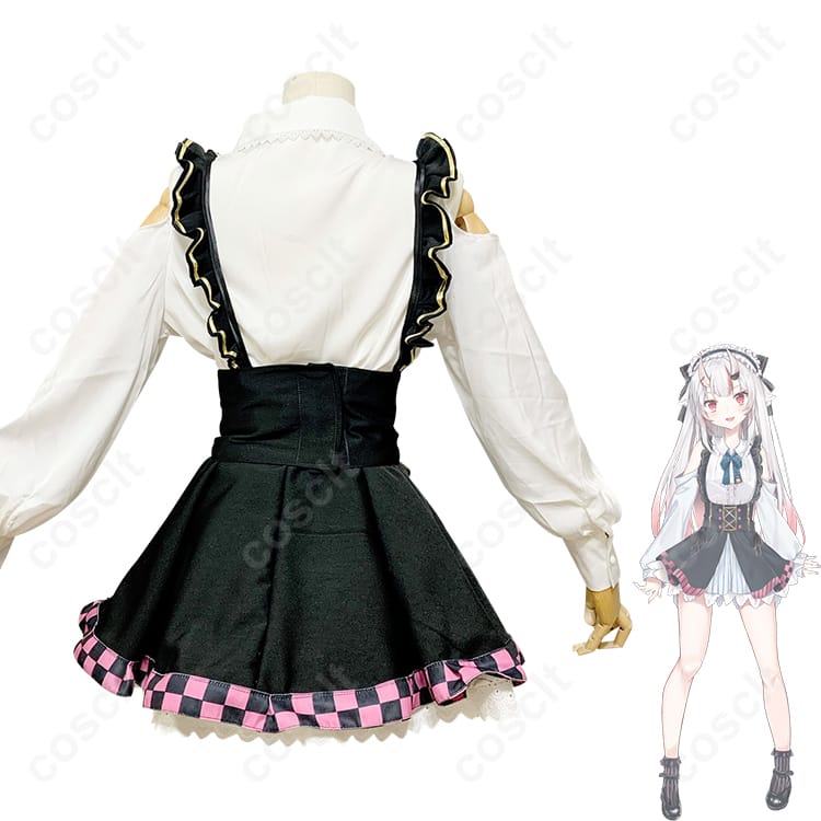 ホロライブ 百鬼あやめ コスプレ衣装 ガーリー系衣装（定制可能）かわいらしいデザイン - 3枚目の画像