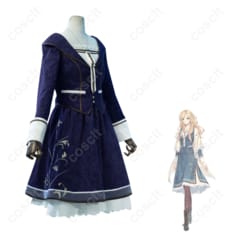 ピオフィオーレの晩鐘（ピオフィ） リリアーナ・アドルナート コスプレ衣装 ワンピース＆コートセット オーダメイド対応（高再現度＆快適な着心地） - 2枚目の画像（サムネイル）