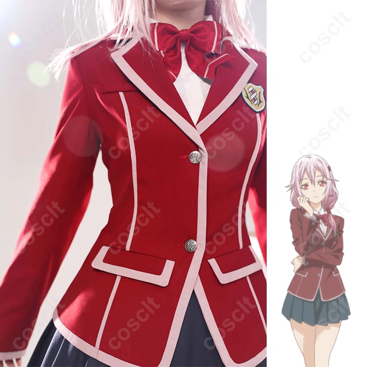 ギルティクラウン（ギルクラ） 楪いのり 制服 コスプレ衣装 – 高い再現度でリアルに再現された制服デザイン - 4枚目の画像