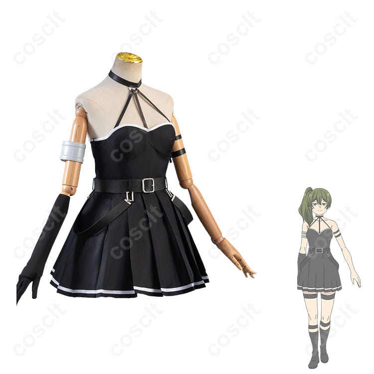 葬送のフリーレンシリーズ（フリーレン） 葬送のフリーレン（フリーレン） ユーべル コスプレ衣装 ワンピース＋装飾小物付き 高再現度＆快適素材 - 2枚目の画像