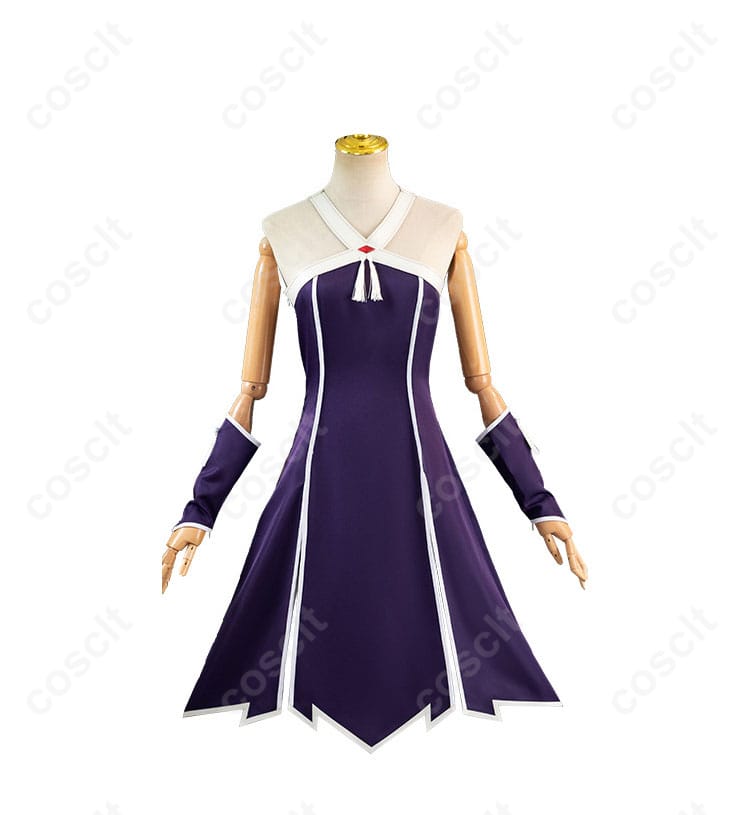ラオフェン コスプレ衣装の正面画像。葬送のフリーレンのキャラクター、ラオフェンの高品質なコスプレ衣装。詳細を確認！