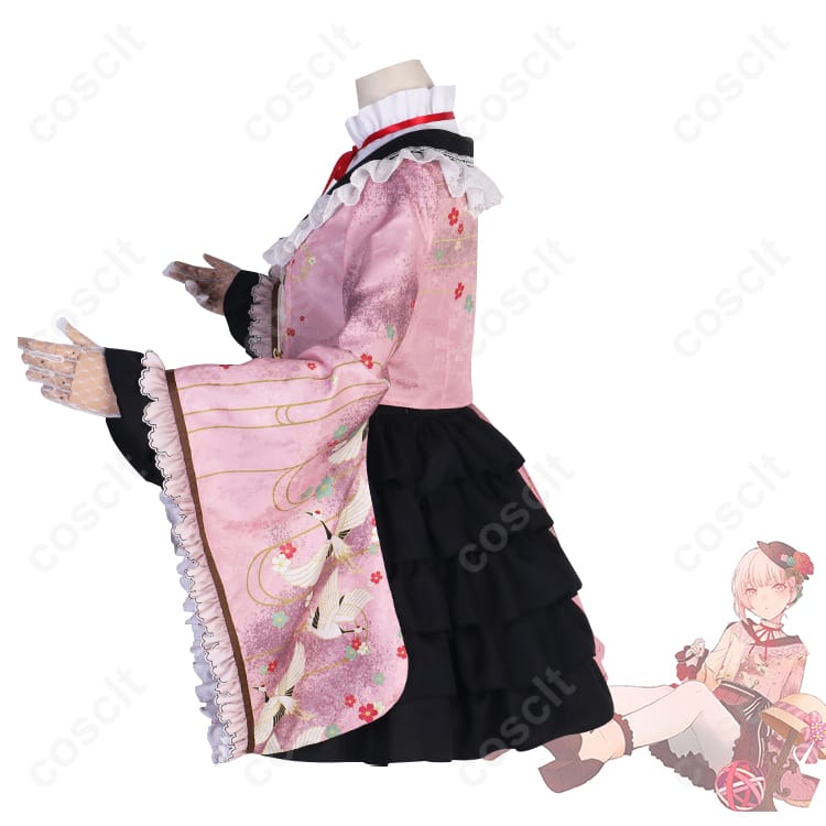 プロジェクトセカイ カラフルステージ！ feat. 初音ミク 暁山瑞希 コスプレ衣装 優しさに励まされて 和風ロリータファッション - 3枚目の画像