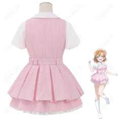 ラブライブ！シリーズ（ラブライブ） 高坂穂乃果 コスプレ衣装 GiGO コラボカフェ 10周年記念衣装（オーダメイド可） - 3枚目の画像（サムネイル）
