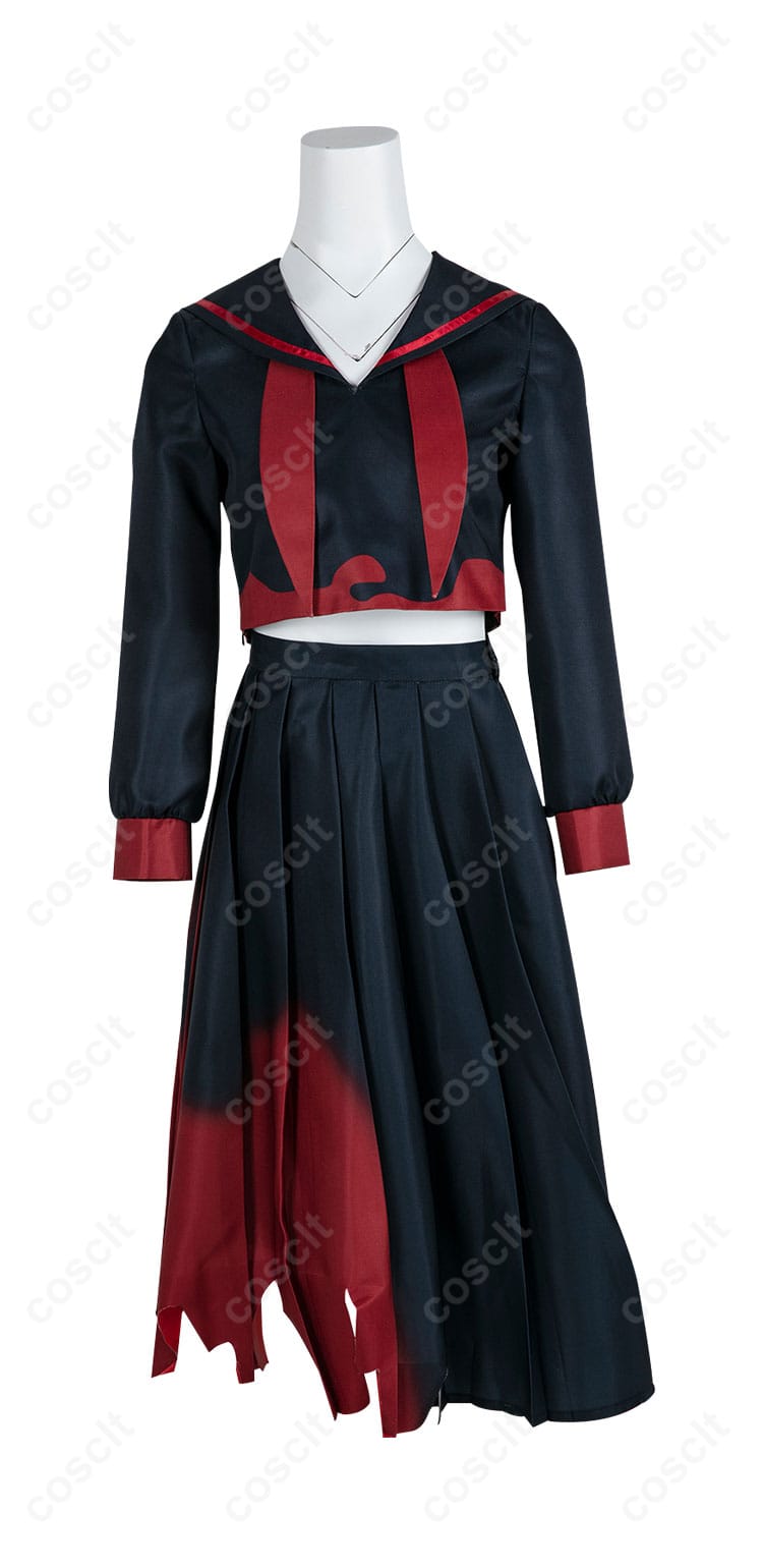 ブルーアーカイブ 剣先ツルギ 制服 コスプレ衣装の正面画像。細部まで忠実に再現されたデザインが特徴です。コスプレ衣装通販ならCOSCLTで。