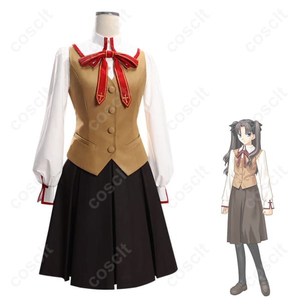 Fateシリーズ Fate/stay night 遠坂凛 制服 コスプレ衣装 穂群原学園冬制服