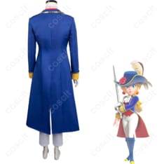スーパーマリオシリーズ（ピーチShowtime） プリンセスピーチ ピーチ姫 剣士 コスプレ衣装（高再現度、快適な着心地） - 3枚目の画像（サムネイル）