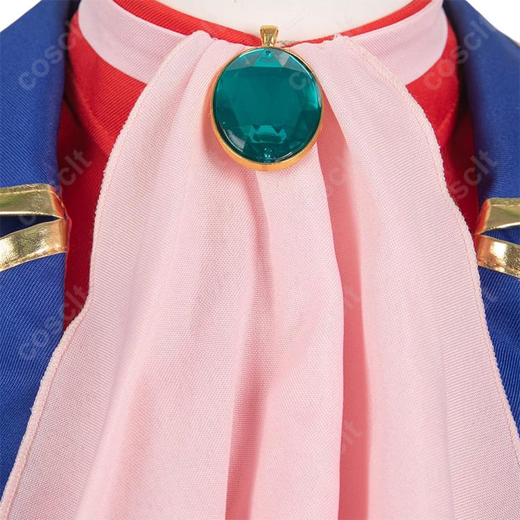 スーパーマリオシリーズ（ピーチShowtime） プリンセスピーチ ピーチ姫 剣士 コスプレ衣装（高再現度、快適な着心地） - 4枚目の画像