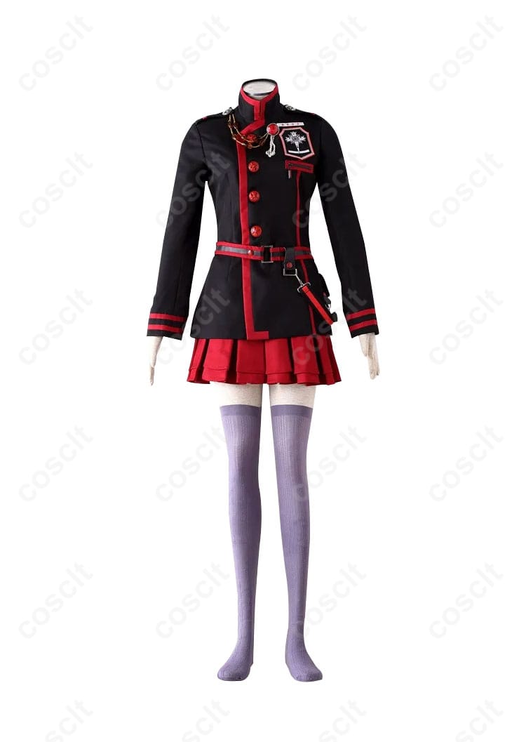 D.Gray-man リナリー・リー コスプレ衣装の正面画像。高再現度でアニメのキャラクターを忠実に再現したコスプレ衣装。