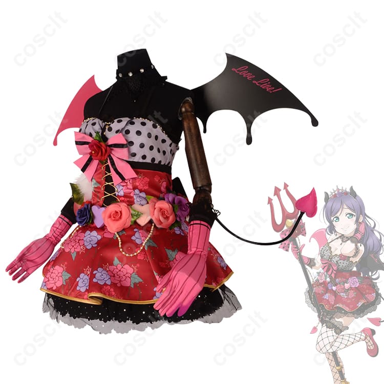 ラブライブ！シリーズ（ラブライブ！） スクールアイドルフェスティバル（スクフェス） 東條希 コスプレ衣装 小悪魔編「魂をいただいちゃう！」覚醒後衣装 - 2枚目の画像