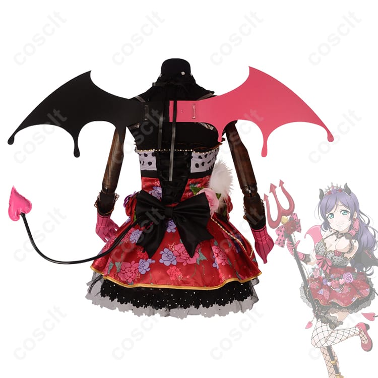 ラブライブ！シリーズ（ラブライブ！） スクールアイドルフェスティバル（スクフェス） 東條希 コスプレ衣装 小悪魔編「魂をいただいちゃう！」覚醒後衣装 - 3枚目の画像
