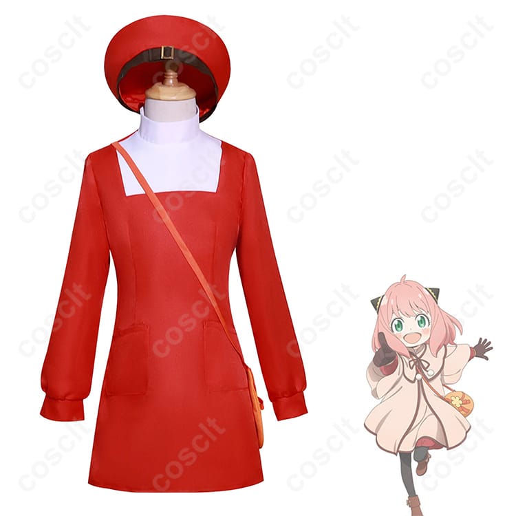 劇場版 SPY×FAMILY CODE: White アーニャ・フォージャー コスプレ衣装 『SPY×FAMILY』劇場版CODE: White衣装 高忠実再現 - 2枚目の画像