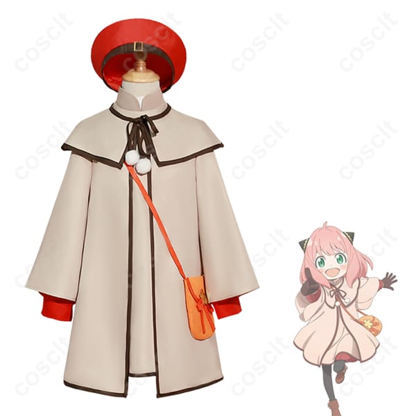 劇場版 SPY×FAMILY CODE: White アーニャ・フォージャー コスプレ衣装 『SPY×FAMILY』劇場版CODE: White衣装 高忠実再現
