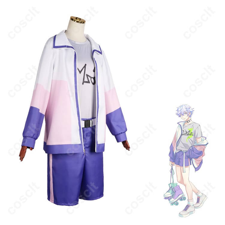Paradox Live（パラライ） 矢戸乃上那由汰 コスプレ衣装 『Paradox Live』 コスプレ通販 高品質再現 トップス・ショートパンツ・コートセット - 2枚目の画像