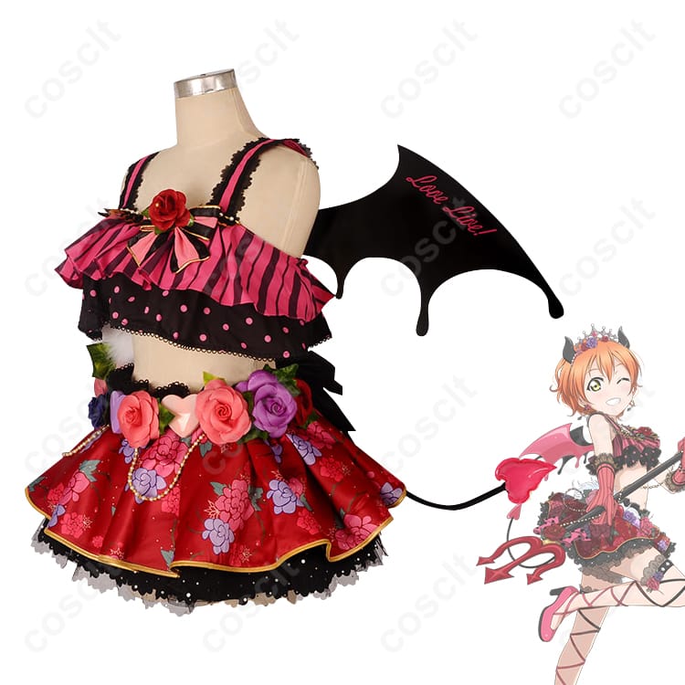 ラブライブ！シリーズ（ラブライブ！スクフェス） 星空凛（凛） コスプレ衣装 小悪魔編「凛のお願い！」覚醒後衣装（忠実再現、快適な着心地） - 2枚目の画像