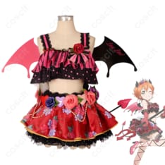 ラブライブ！シリーズ（ラブライブ！スクフェス） 星空凛（凛） コスプレ衣装 小悪魔編「凛のお願い！」覚醒後衣装（忠実再現、快適な着心地）