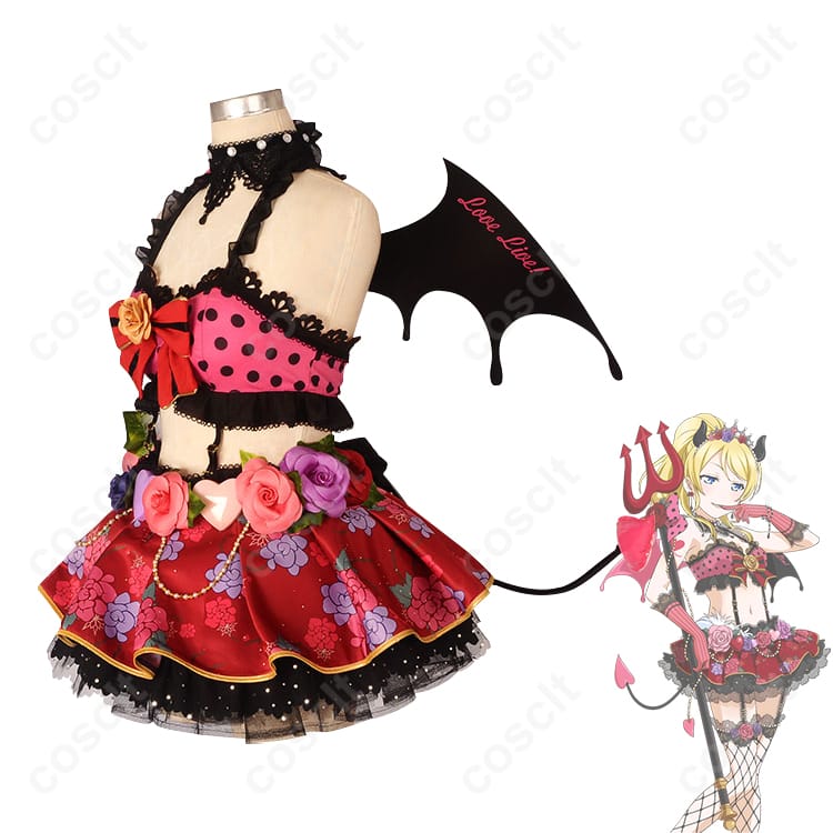 ラブライブ！シリーズ（ラブライブ！スクフェス） 絢瀬絵里 コスプレ衣装 小悪魔編「小悪魔っぽい」覚醒後衣装 - 2枚目の画像