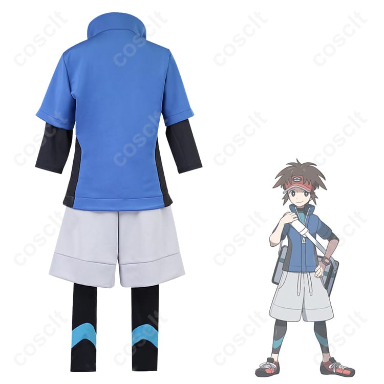 ポケットモンスターシリーズ（ポケモンBW2） キョウヘイ コスプレ衣装（男主人公） 無（ゲーム内通常衣装） | 高再現度・快適な着心地のコスプレ衣装 | コスプレ通販 - 2枚目の画像