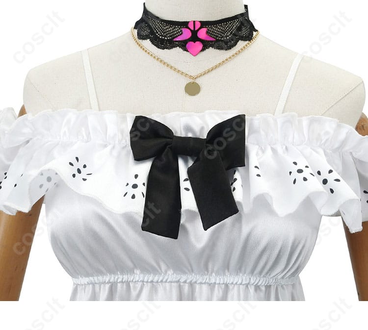 アイリス（IRyS）の私服衣装の内搭部分の装飾。細部にまでこだわった美しい仕上がり。