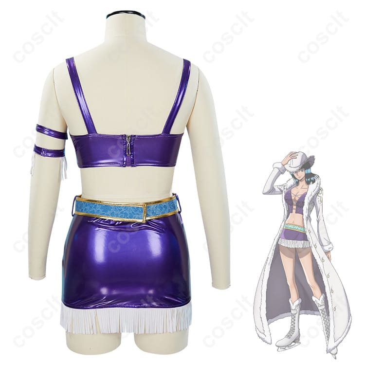 ワンピース・オン・アイス（ONE PIECEシリーズ） ニコ・ロビン コスプレ衣装 『ワンピース・オン・アイス』コスプレ衣装【忠実再現・高品質】 - 6枚目の画像