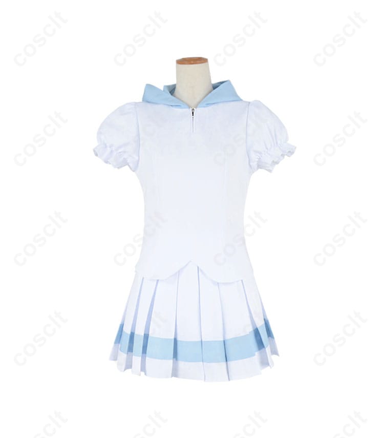 ポケモンUSUM リーリエ コスプレ衣装の全体細部。高品質な仕立てと完璧なフィット感。