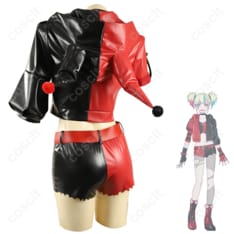 異世界スーサイド・スクワッド（異世界スースク） ハーレイ・クイン コスプレ衣装 『DCスーサイド・スクワッドシリーズ』 伝説の女王風デザイン・オーダーメイド可 コスプレ通販 - 2枚目の画像（サムネイル）