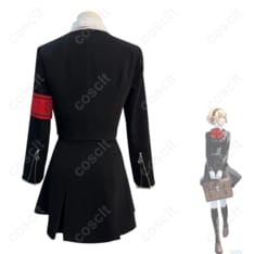 ペルソナ3 リロード（P3R） アイギス コスプレ衣装 ショートスカート・シャツ・コートセット｜忠実再現＆快適な着心地 - 4枚目の画像（サムネイル）