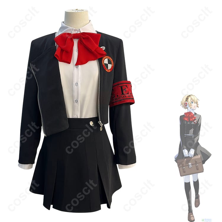 ペルソナ3 リロード（P3R） アイギス コスプレ衣装 ショートスカート・シャツ・コートセット｜忠実再現＆快適な着心地 - 3枚目の画像