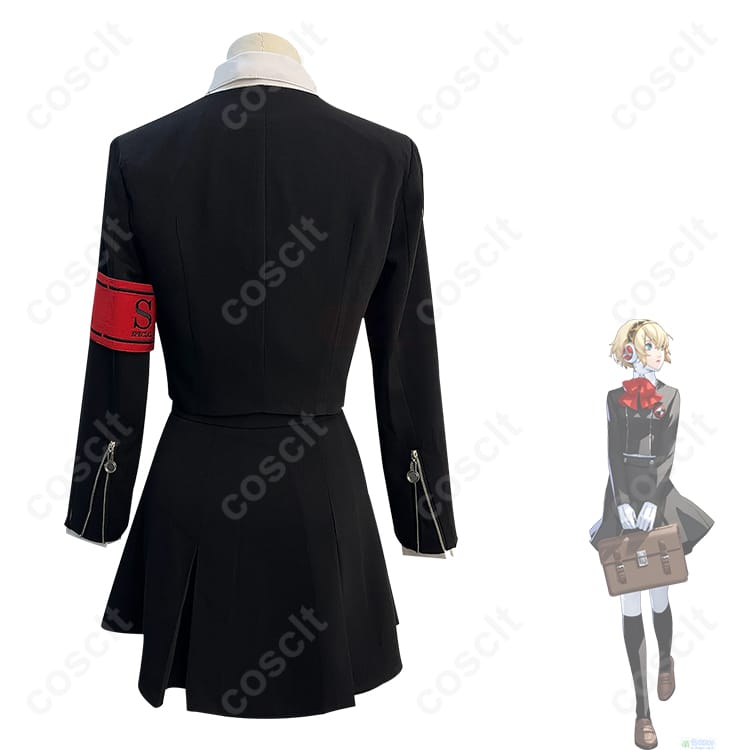 ペルソナ3 リロード（P3R） アイギス コスプレ衣装 ショートスカート・シャツ・コートセット｜忠実再現＆快適な着心地 - 4枚目の画像